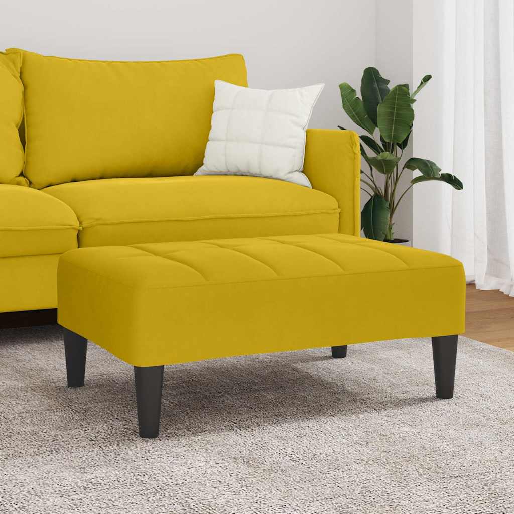 Fußhocker Blau 77x55x31 cm Samt