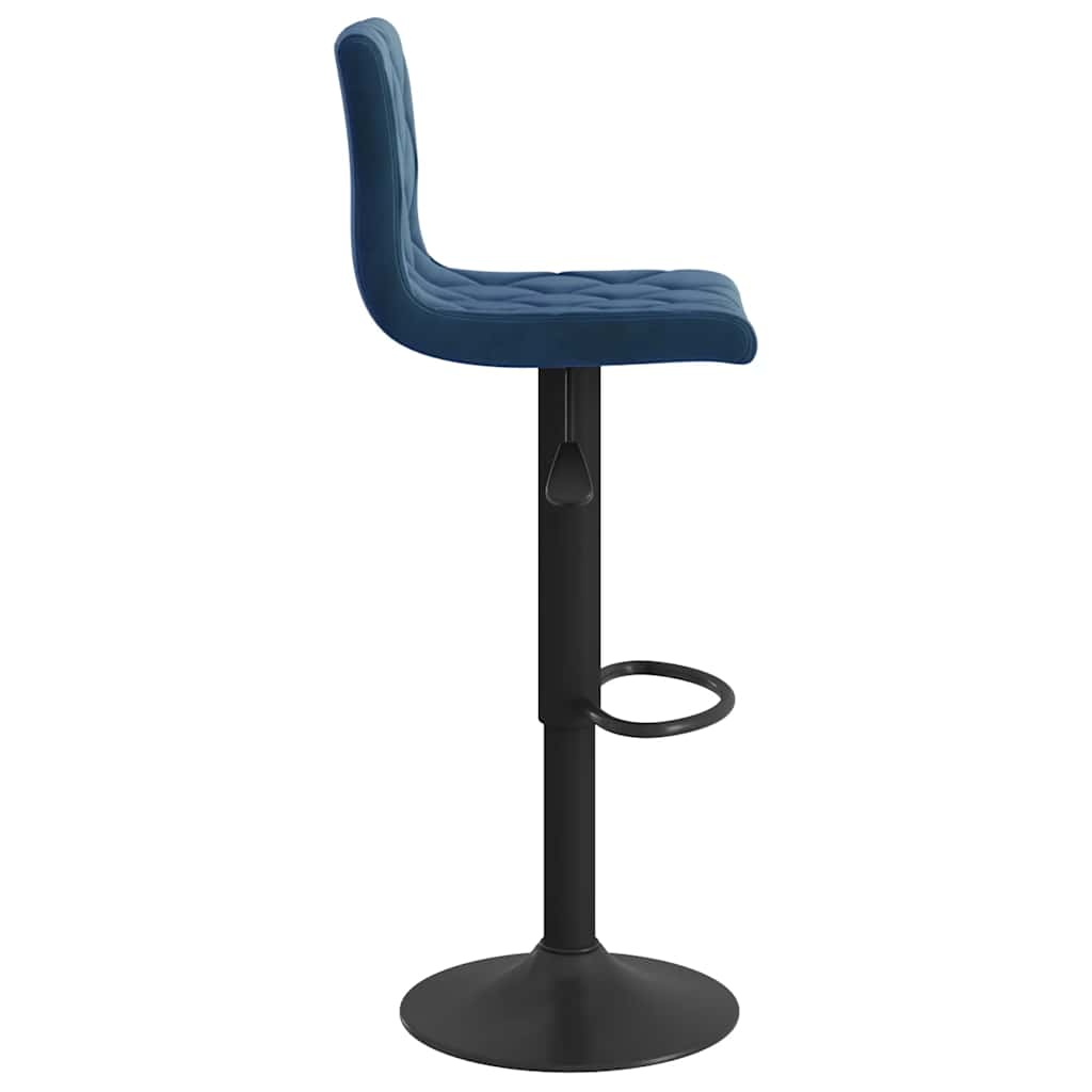 Barhocker 2 Stk. Creme Samt