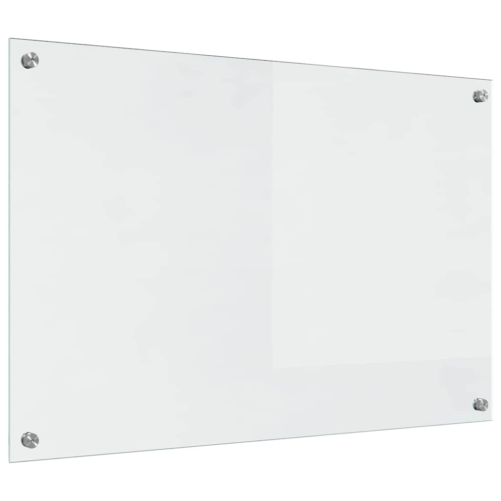 Küchenrückwand 2 pcs Weiß 70 x 40 cm Gehärtetes Glas