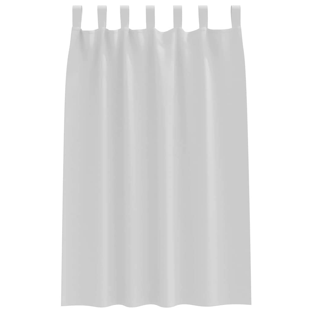 Verdunkelungs-Vorhänge mit Ringen 2 pcs Beige 140 x 140 cm