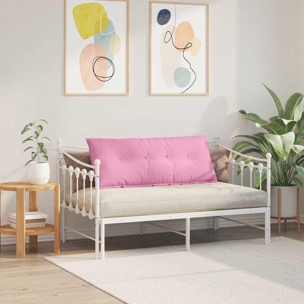 Rückenkissen Hellgrau 50 x 19 x 45 cm Stoff