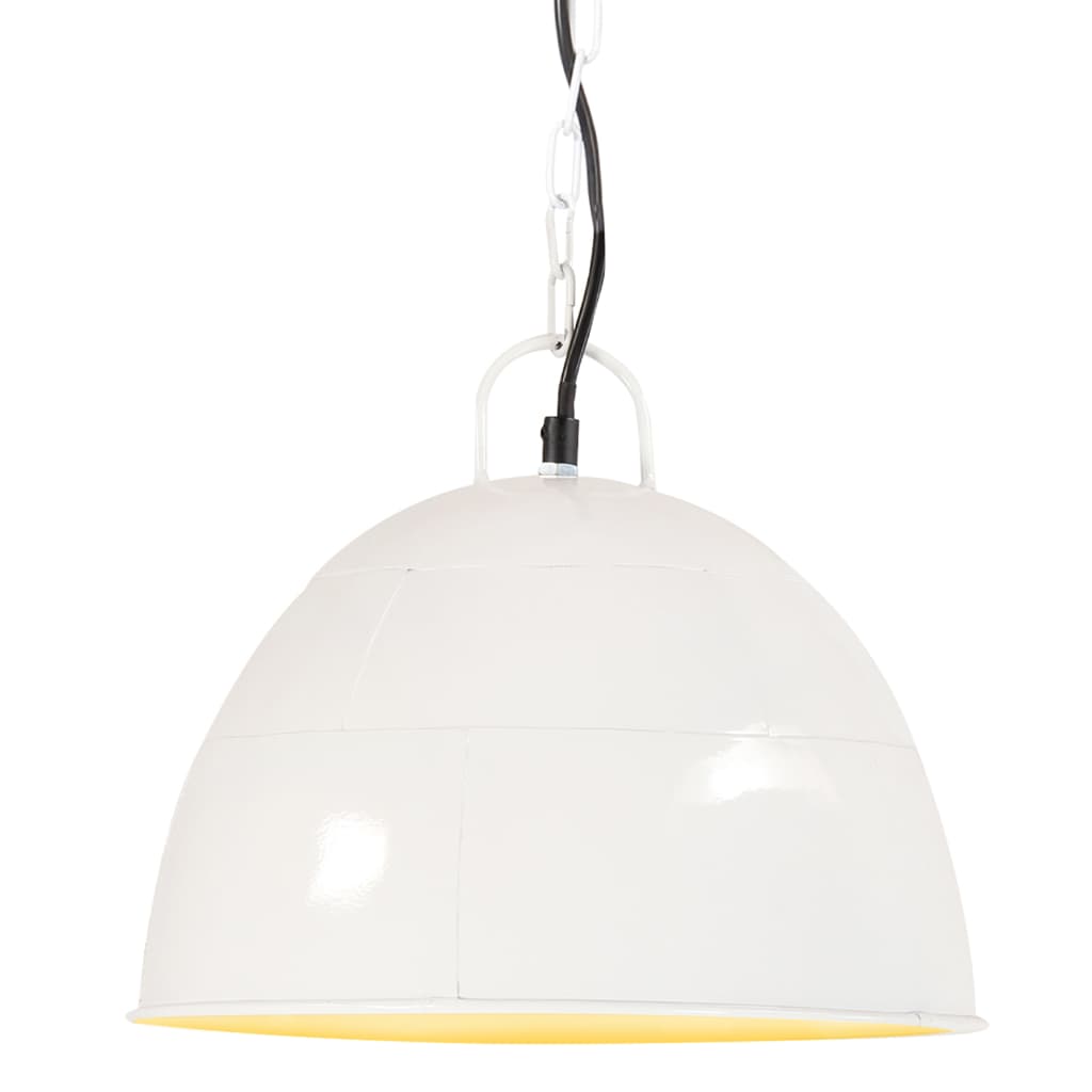Hängelampe Vintage Industriestil 25 W Silbern Rund 31 cm E27