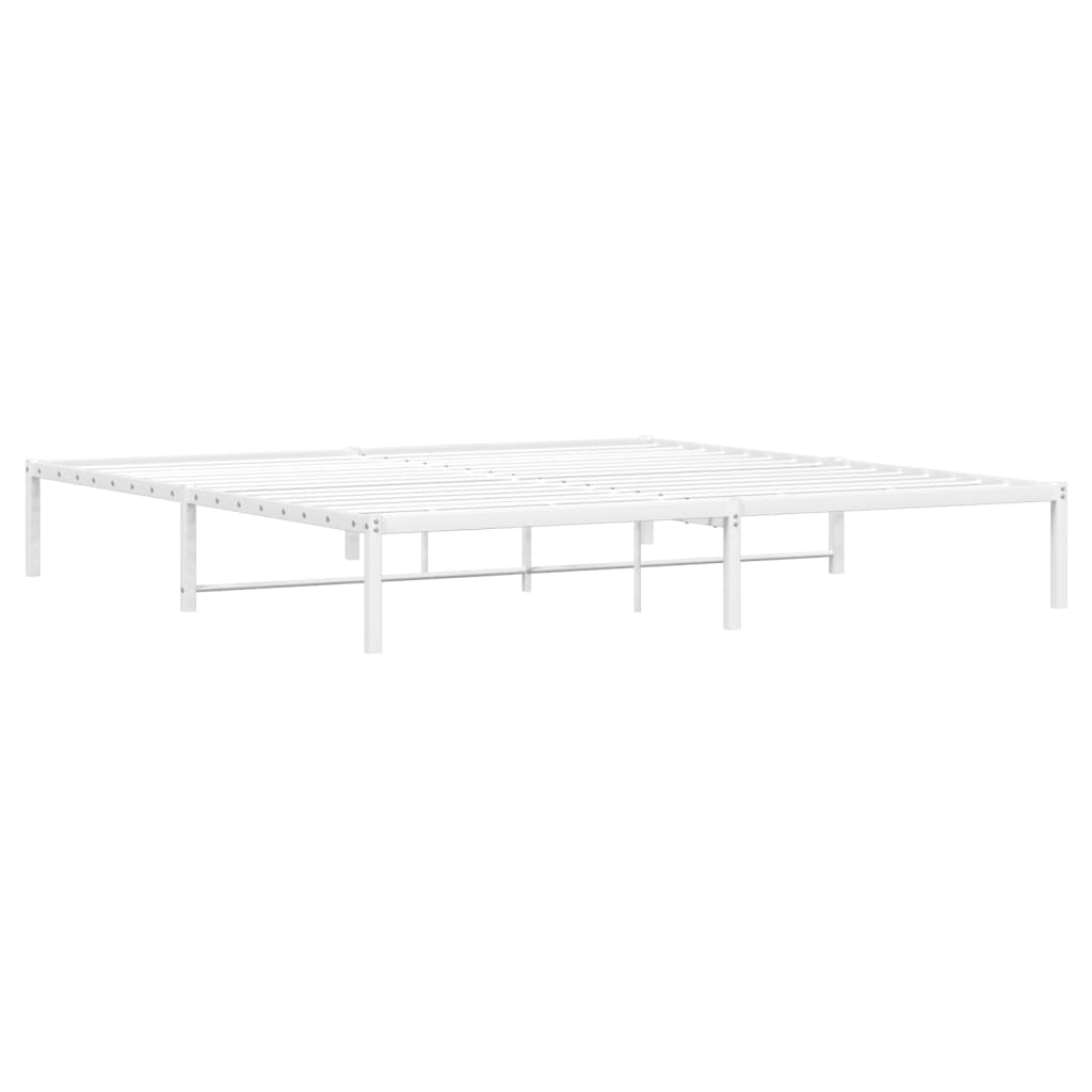 Bettgestell Metall Schwarz 75x190 cm