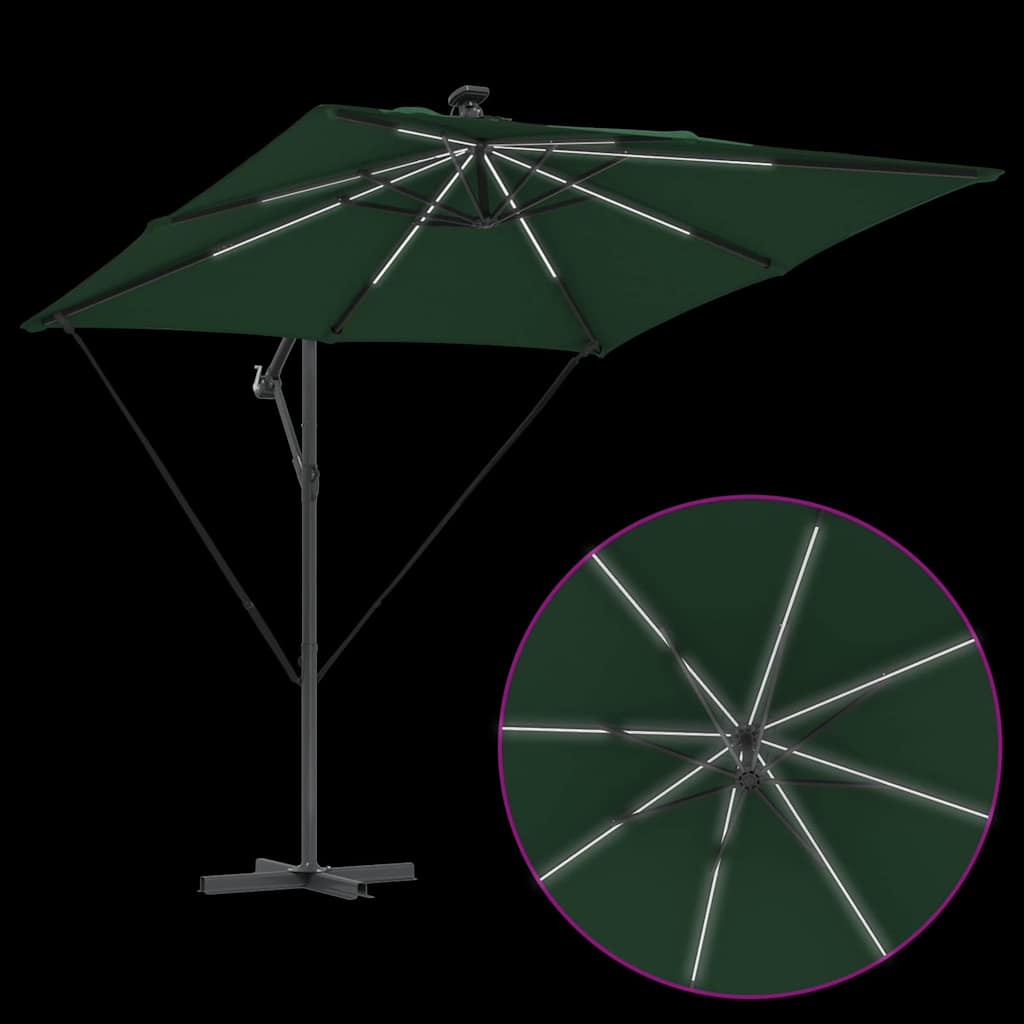 Sonnenschirm Sand 249 x 249 x 250 cm Polyester und Aluminium