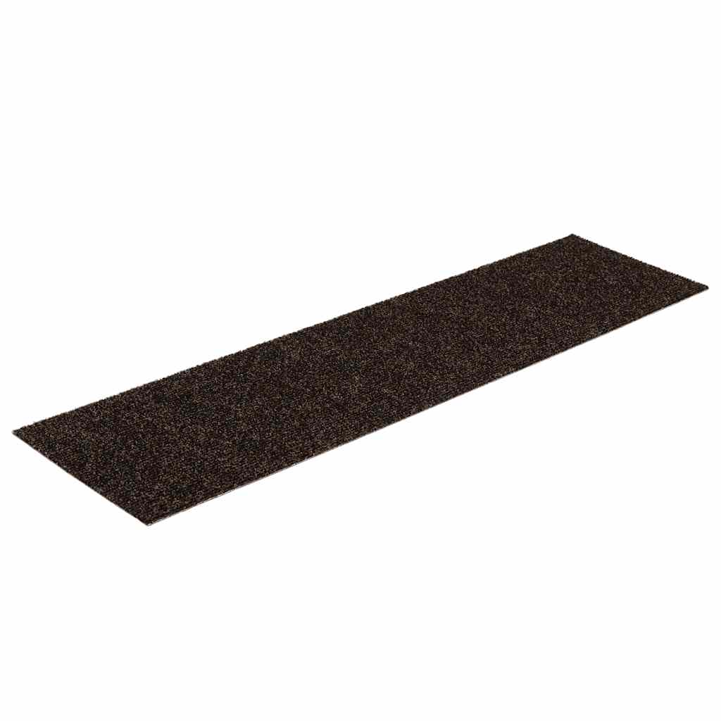 Stufenmatten Selbstklebend 15 Stk. 60x25 cm Hellbraun Rechteckig