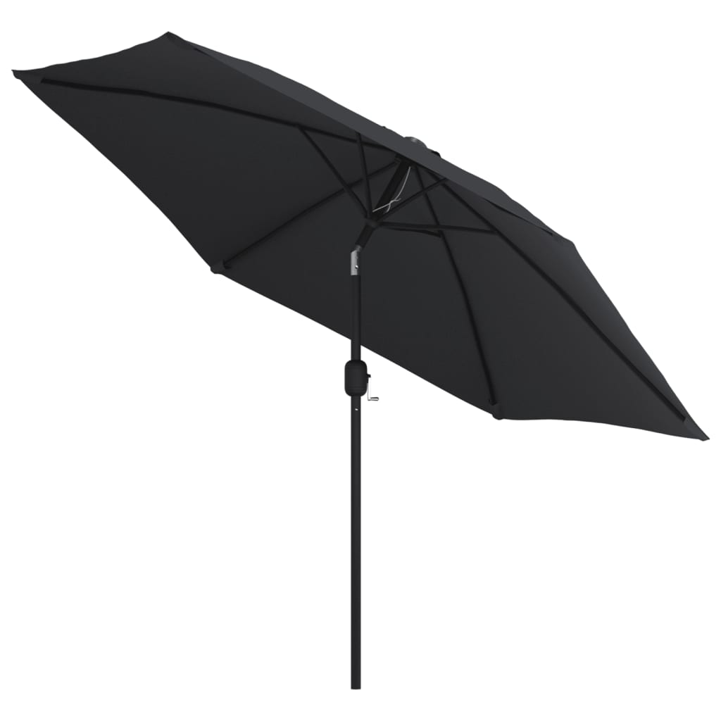 Sonnenschirm mit Metall-Mast 300 cm Bordeauxrot