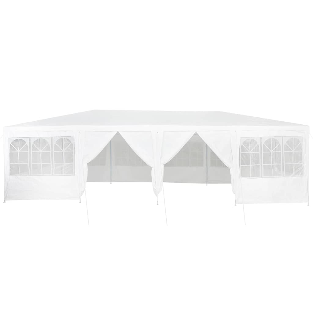 Party-Zelt Weiß 400 x 400 x 266 cm Polyethylen