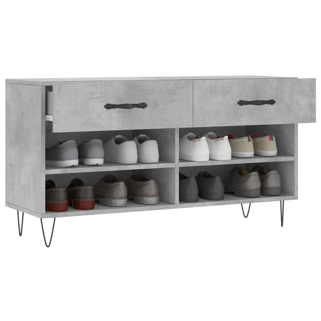 Schuhbank Weiß 102x35x55 cm Holzwerkstoff