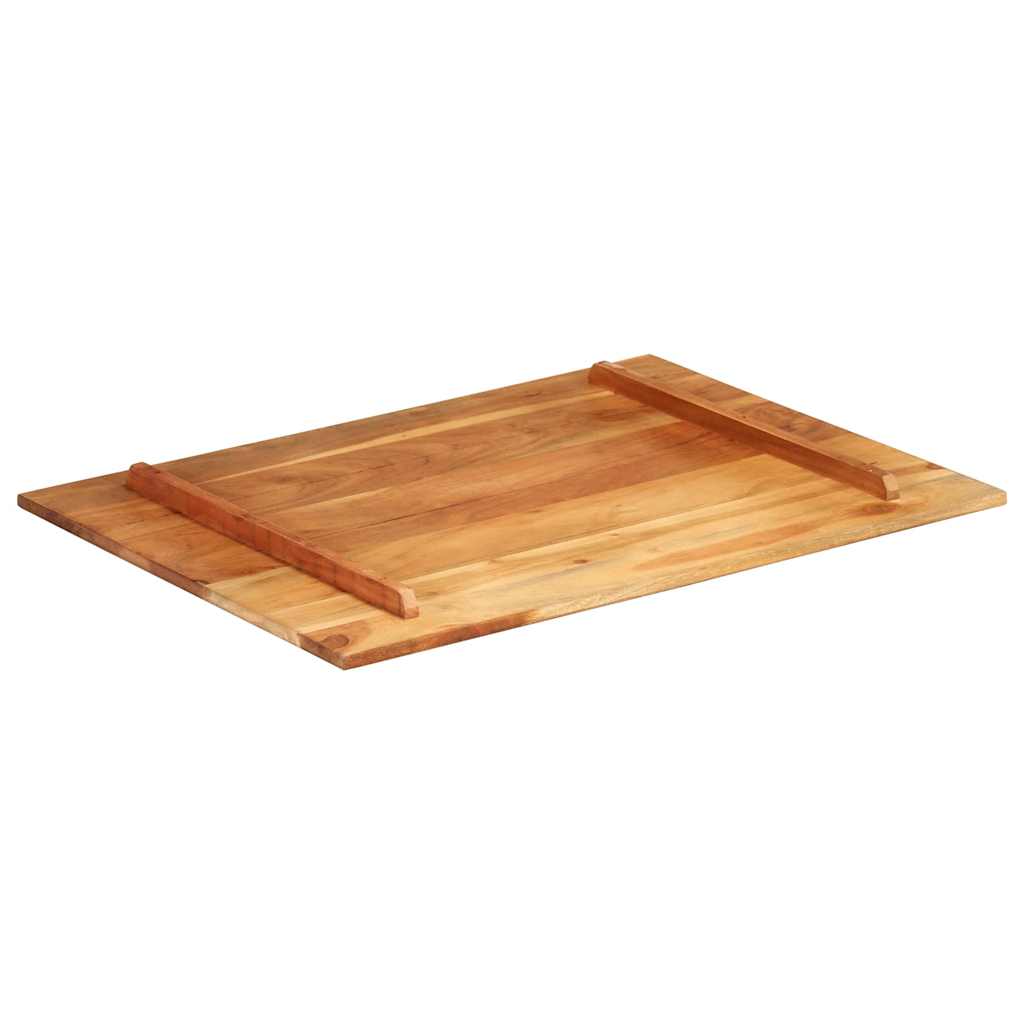 Tischplatte Massivholz Akazie 15-16 mm 60x80 cm