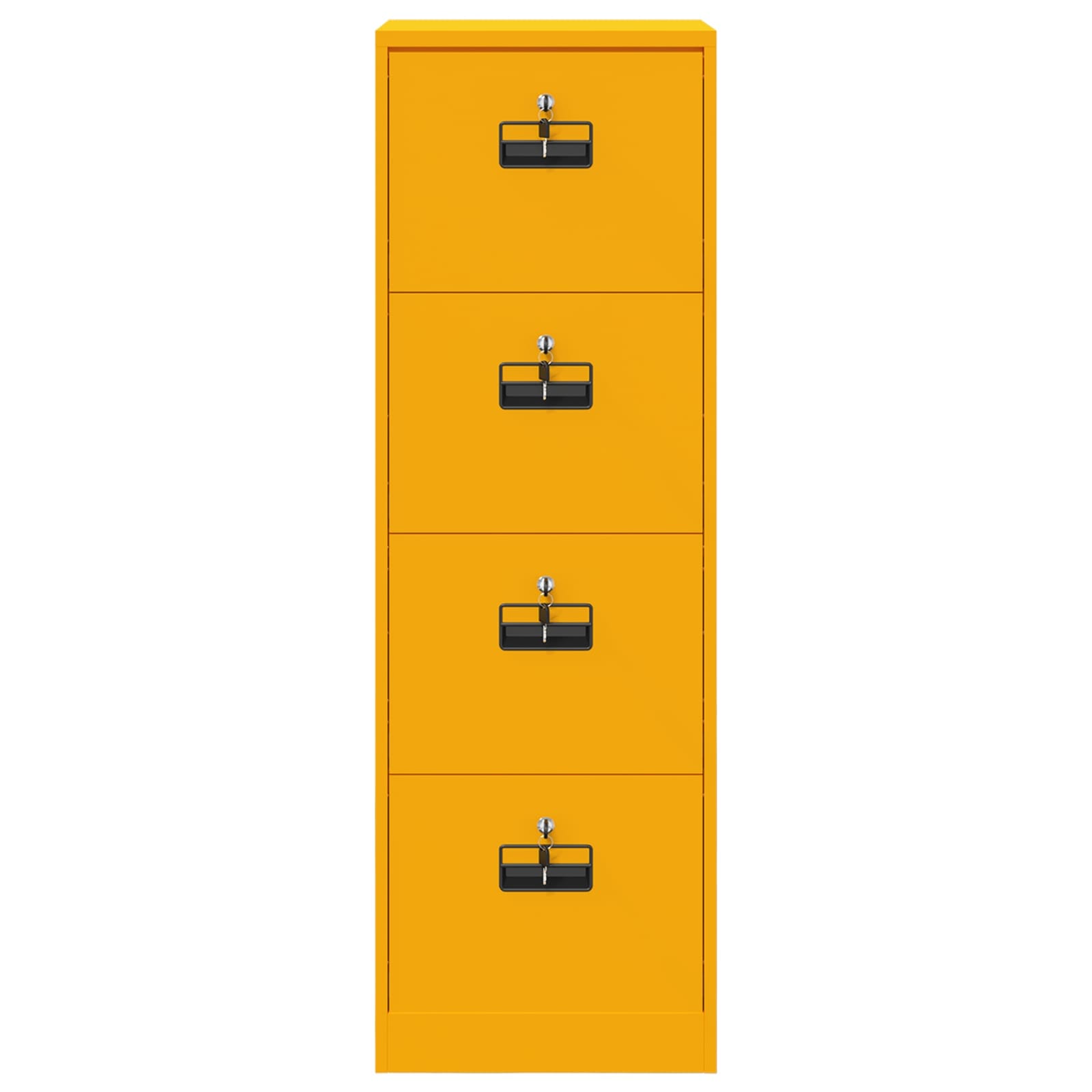 Aktenschrank 2 pcs Schwarz 44 x 50 x 139 cm Kaltgewalzter Stahl