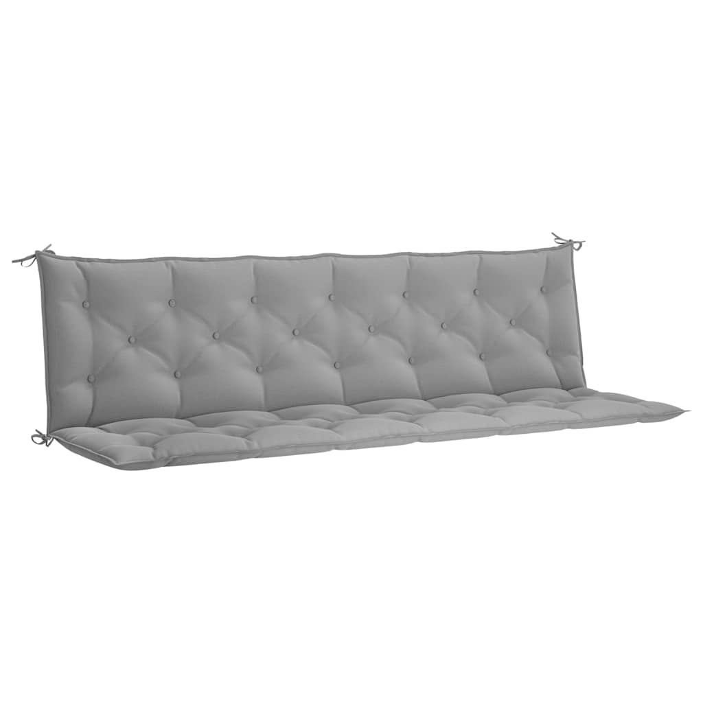Gartenbank-Auflage Anthrazit 100x(50+50)x7 cm Oxford-Gewebe