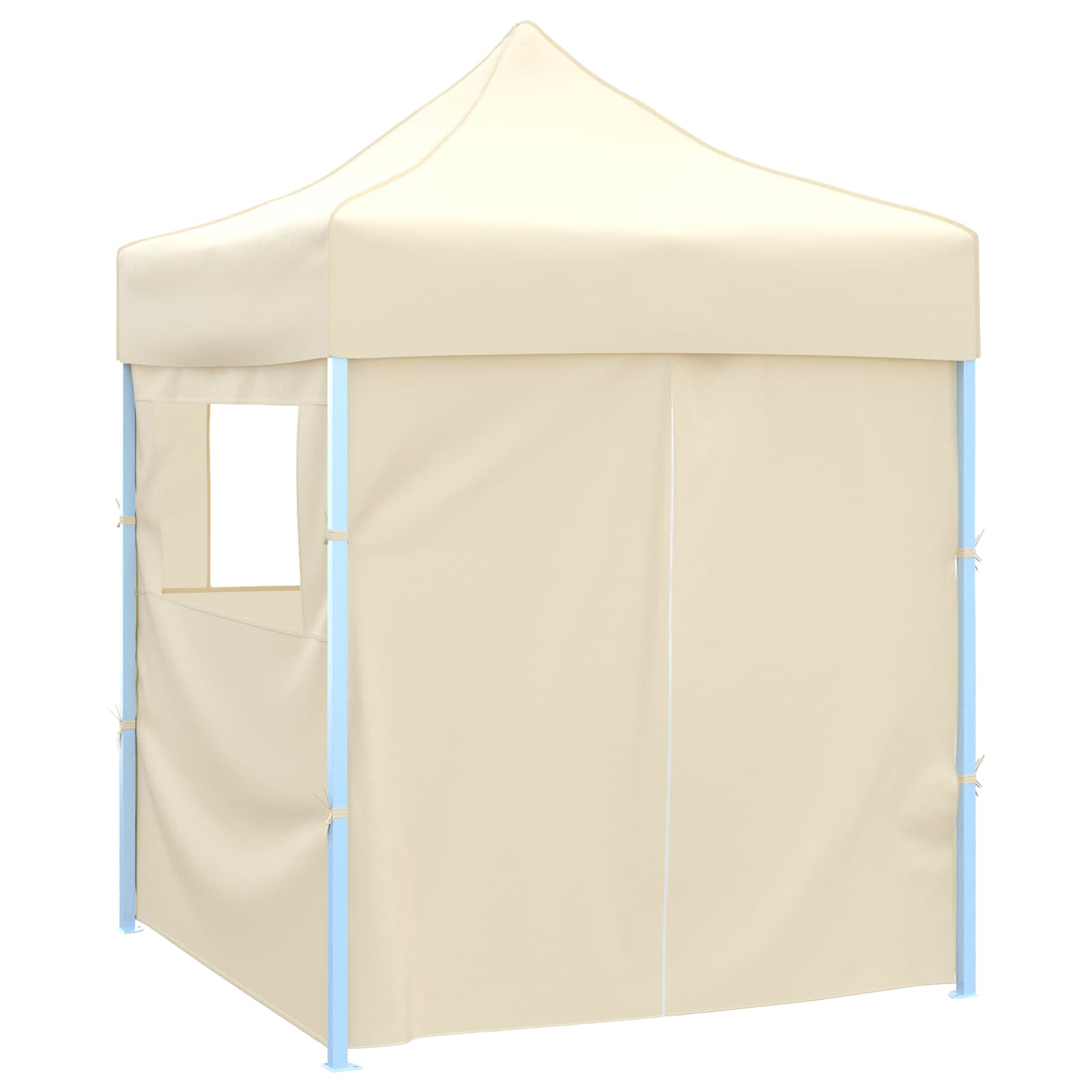 Partyzelt Faltbar Pop-Up Schwarz 200x200x306 cm