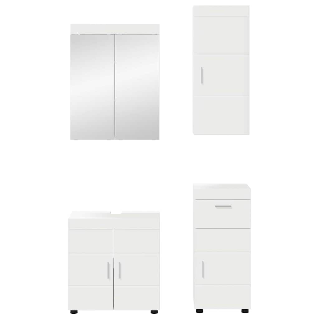 Badezimmermöbel-Set TULUM 2 pcs Weiß 60 x 34 x 63 cm