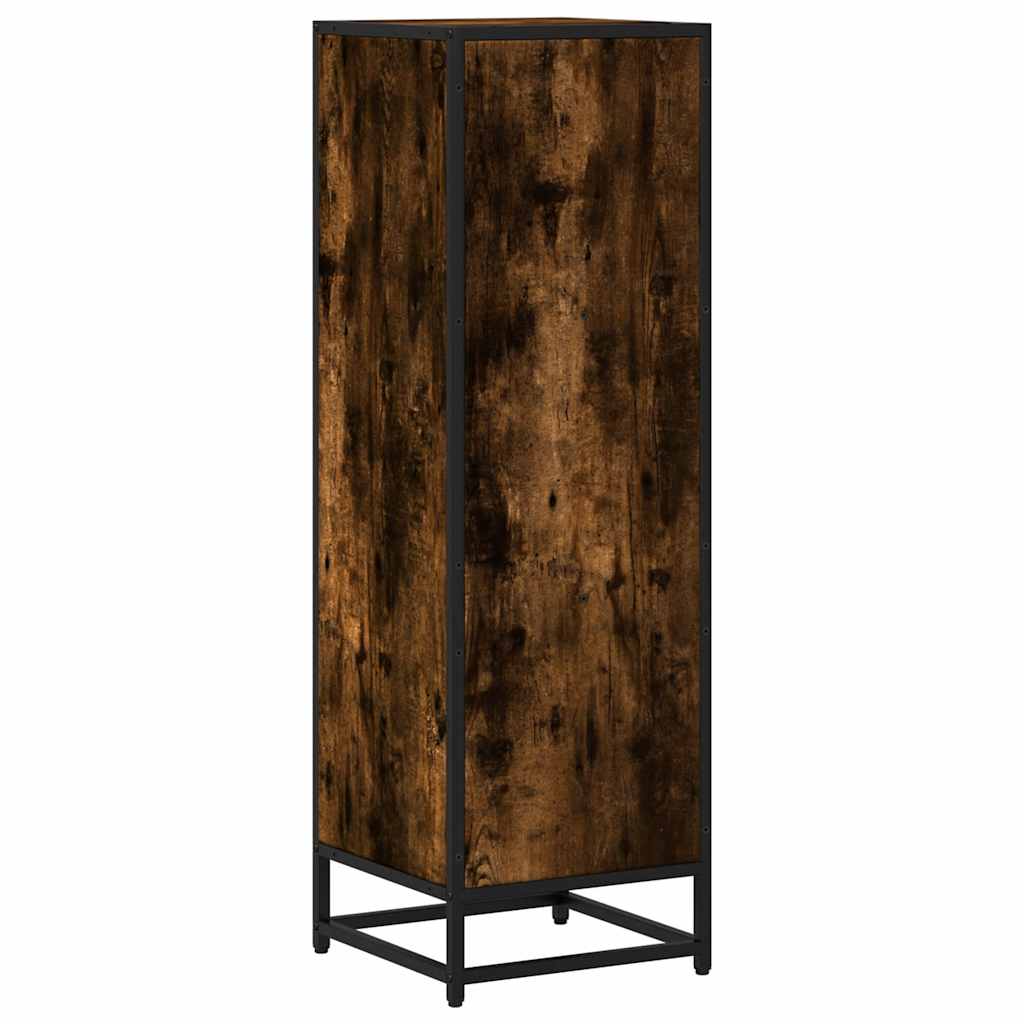 Bücherregal Schwarz 97,5x33x107,5 cm Holzwerkstoff und Metall