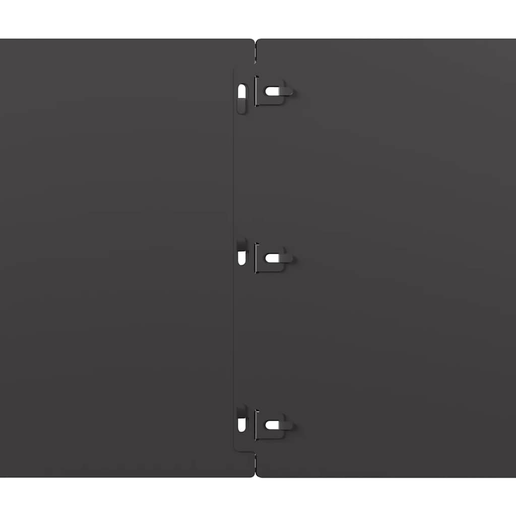 Raseneinfassung 10 pcs 10 x 103 cm Wetterfeststahl Rostig