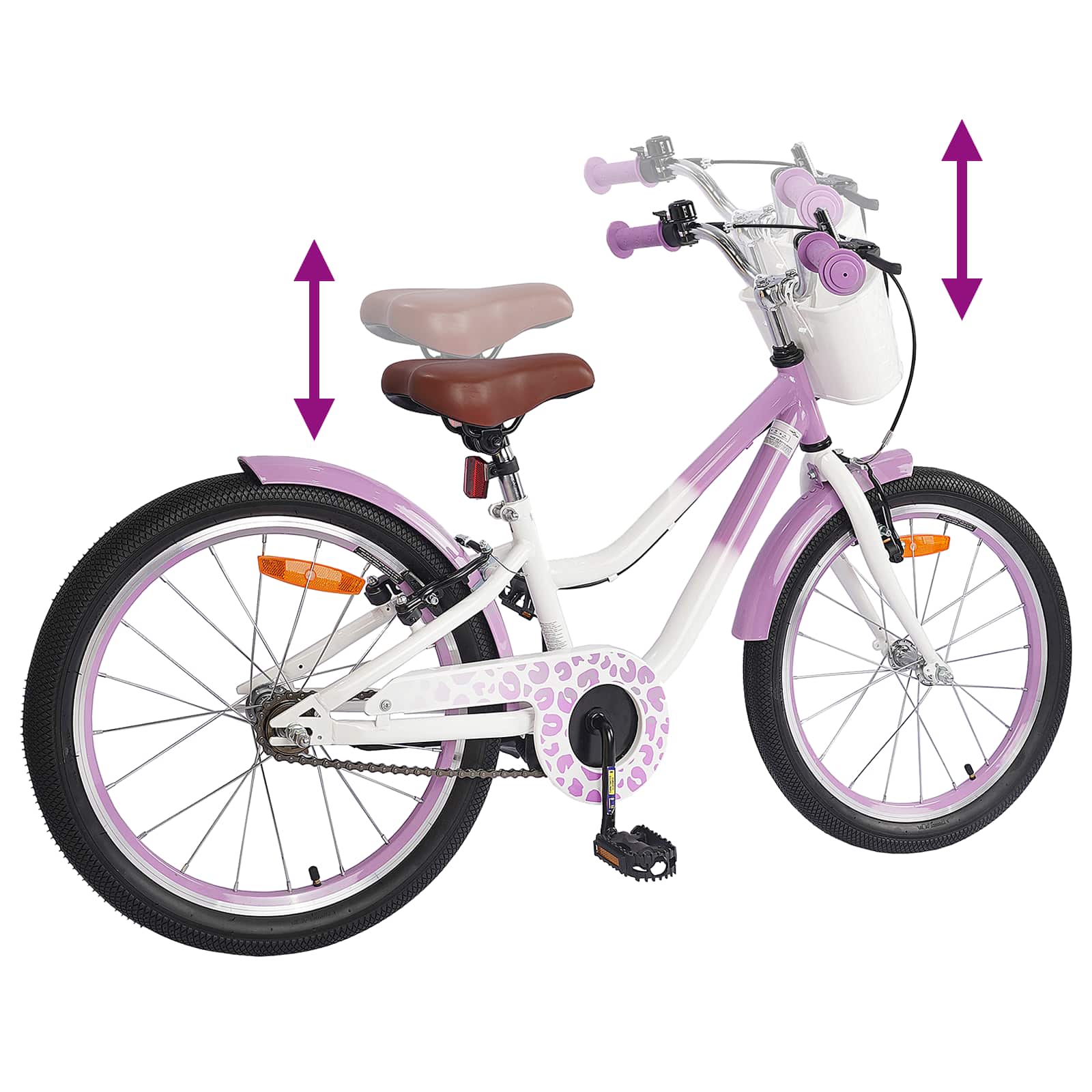 Kinderfahrrad Mit Stützrädern 12 Zoll für 2-4 Jahre alt Rosa