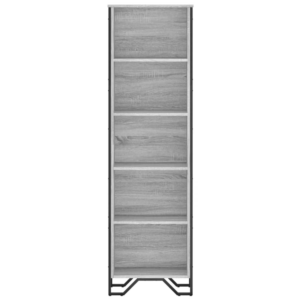 Bücherregal Schwarz 80x31x169 cm Holzwerkstoff
