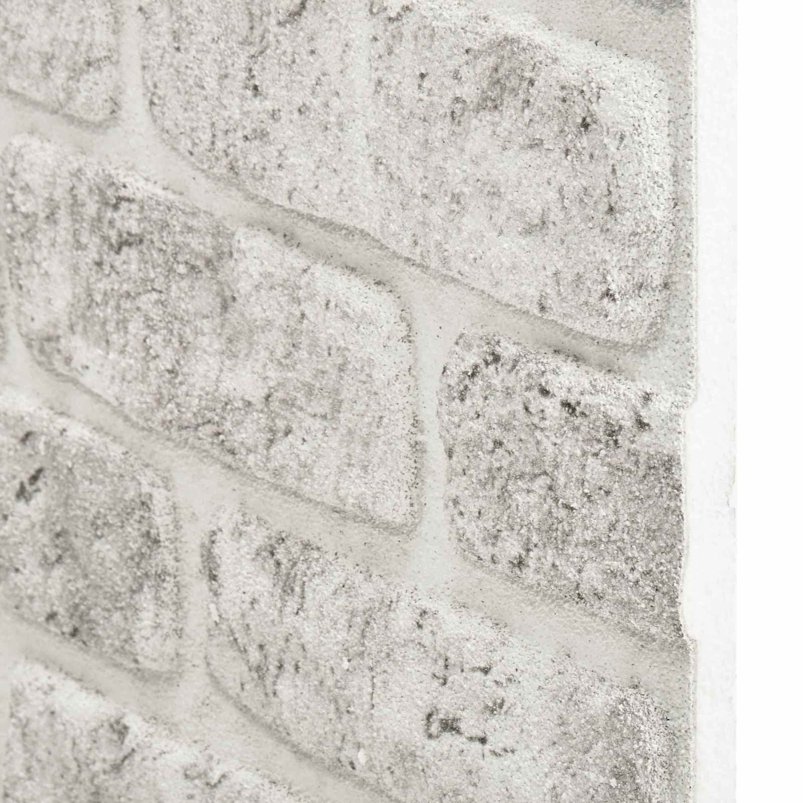 Wandpaneele 10 pcs Ziegel 100 x 50 cm EPS-Schaum