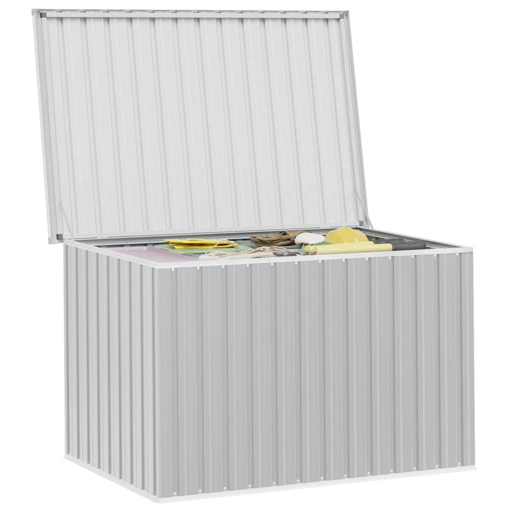 Außenlagerbox Holz 109 x 67 x 65 cm Verzinkter Stahl