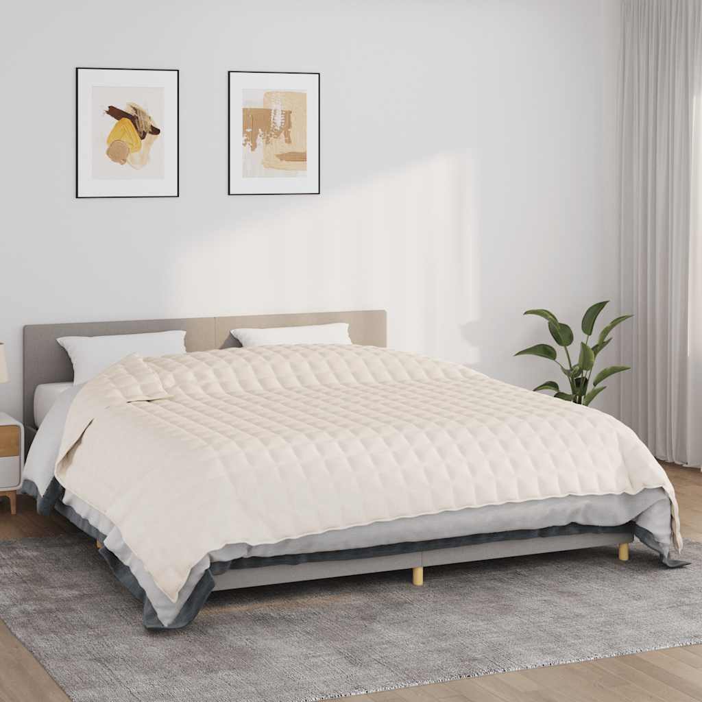 Gewichtsdecke Grau 122x183 cm 5 kg Stoff