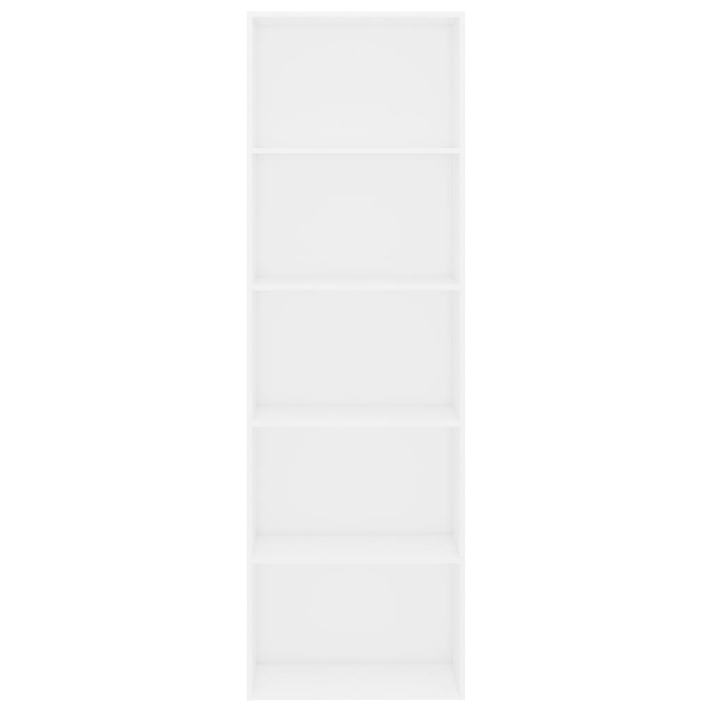 Bücherregal Schwarz Eichen-Optik 80x30x189 cm Holzwerkstoff