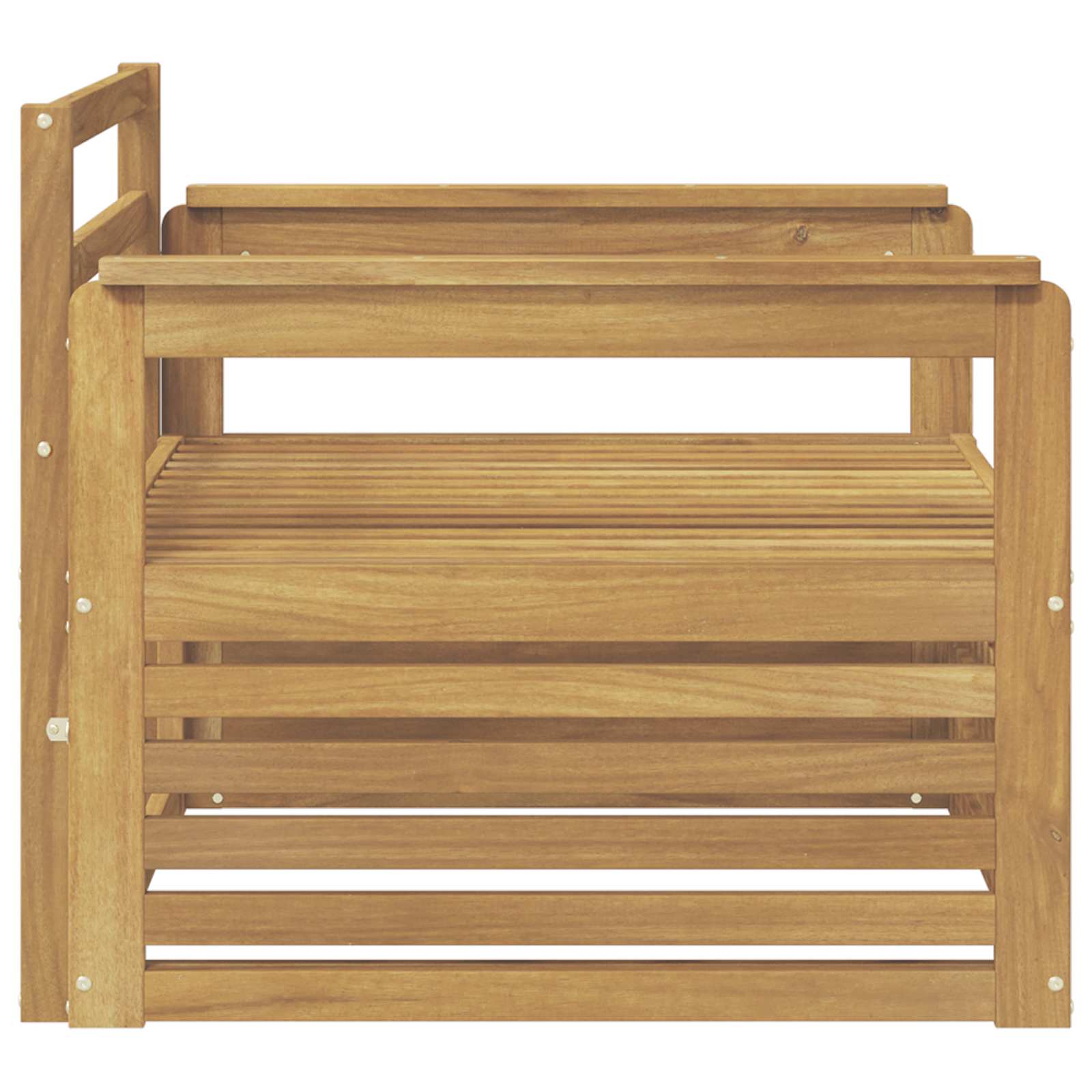 2 Stück Outdoor-Sofa Natur