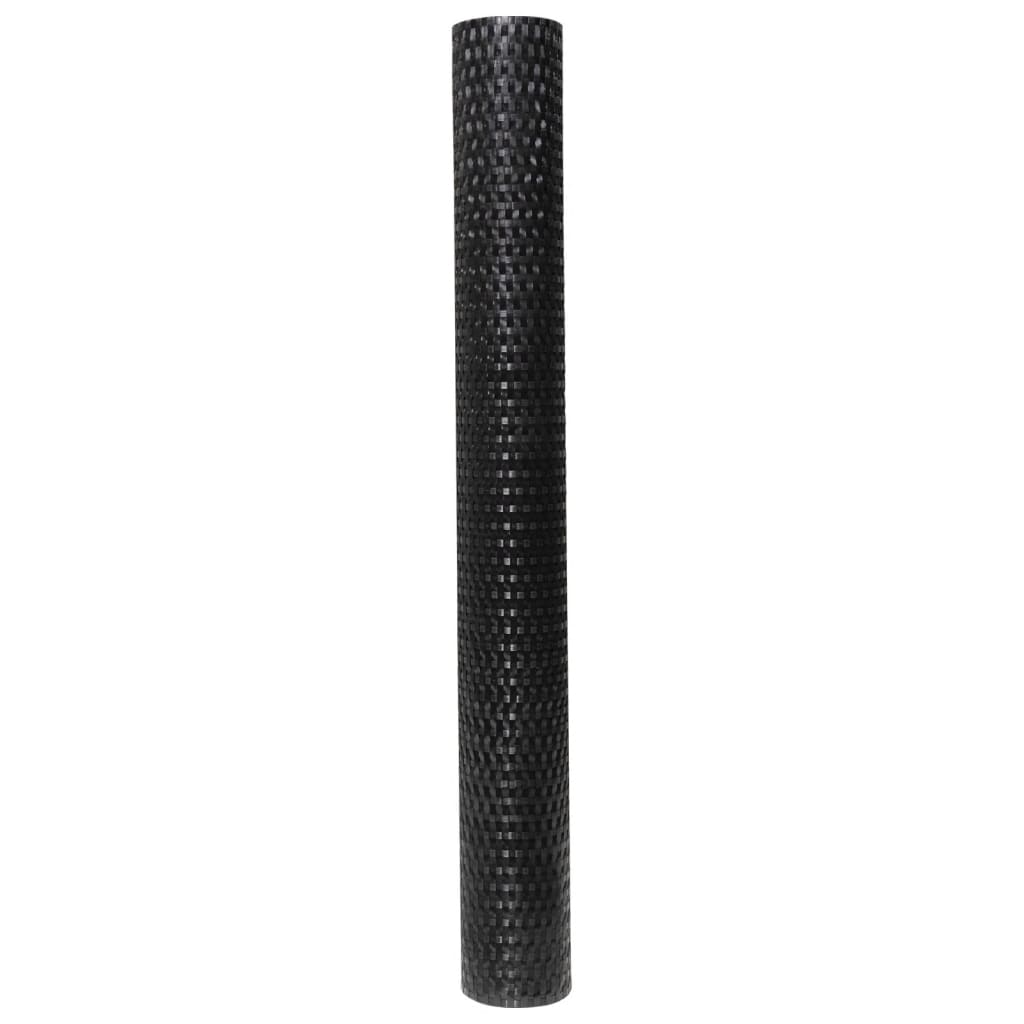 Balkon-Sichtschutz Anthrazit 300x90 cm Poly Rattan