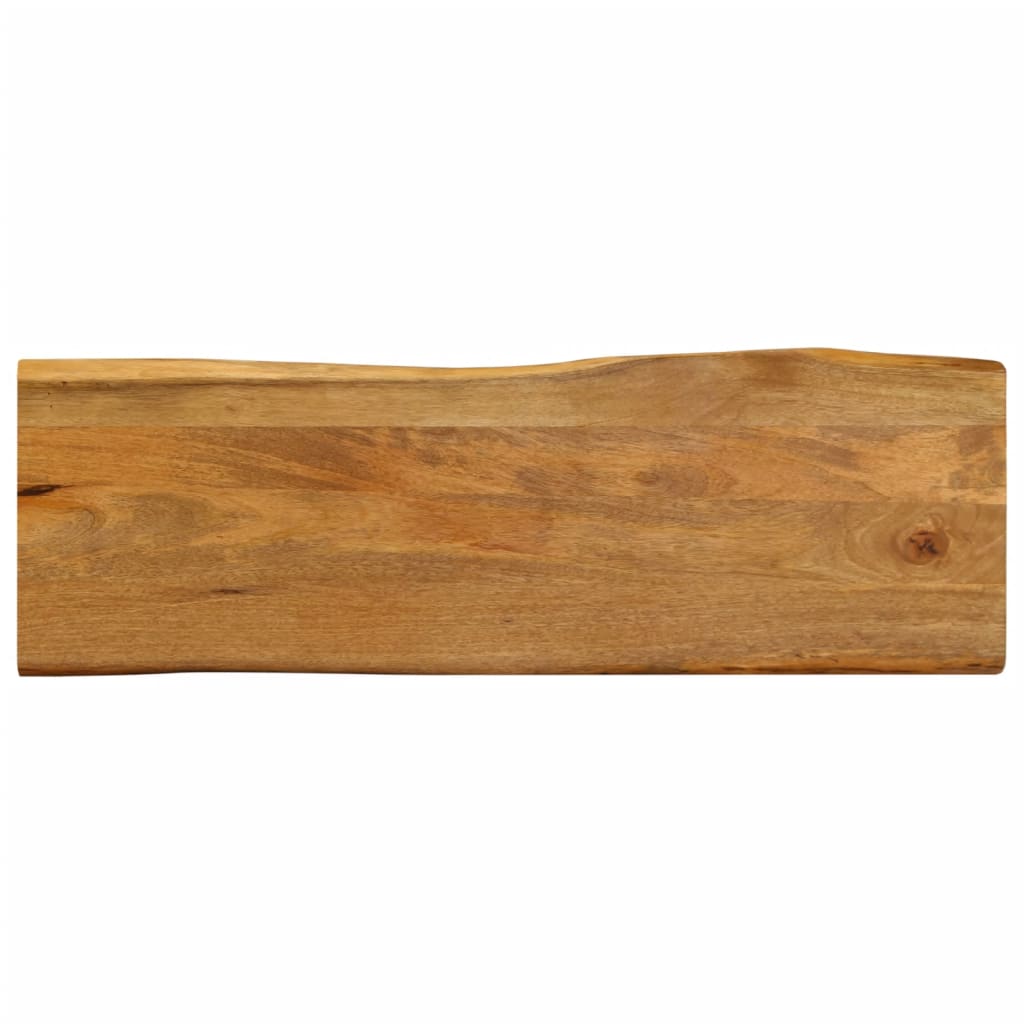Tischplatte 40x40x2,5 cm Rechteckig Massivholz Akazie Baumkante