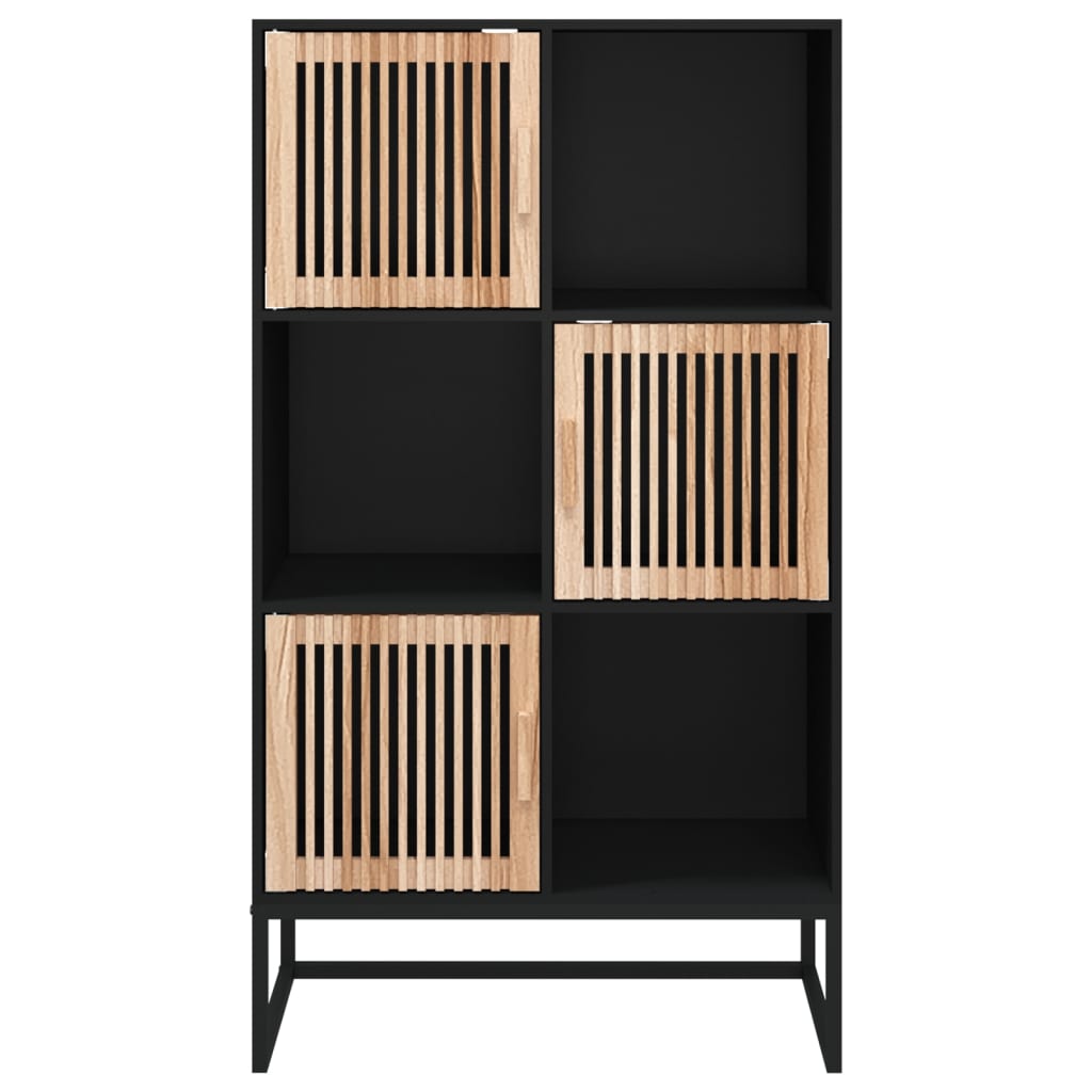 Highboard Weiß 70x35x125 cm Holzwerkstoff