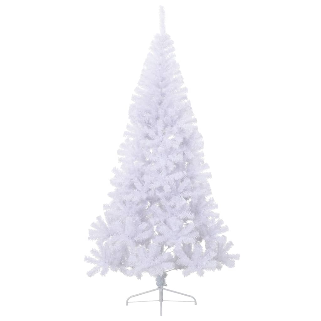 Künstlicher Halb-Weihnachtsbaum mit Ständer Grün 150 cm PVC