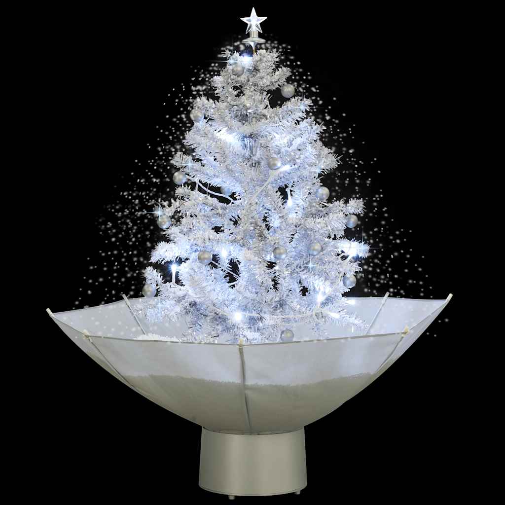 Schneiender Weihnachtsbaum mit Schirmfuß Grün 75 cm