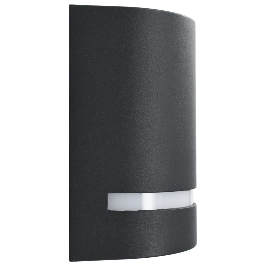 Außenwandleuchte Schwarz Aluminiumdruckguss