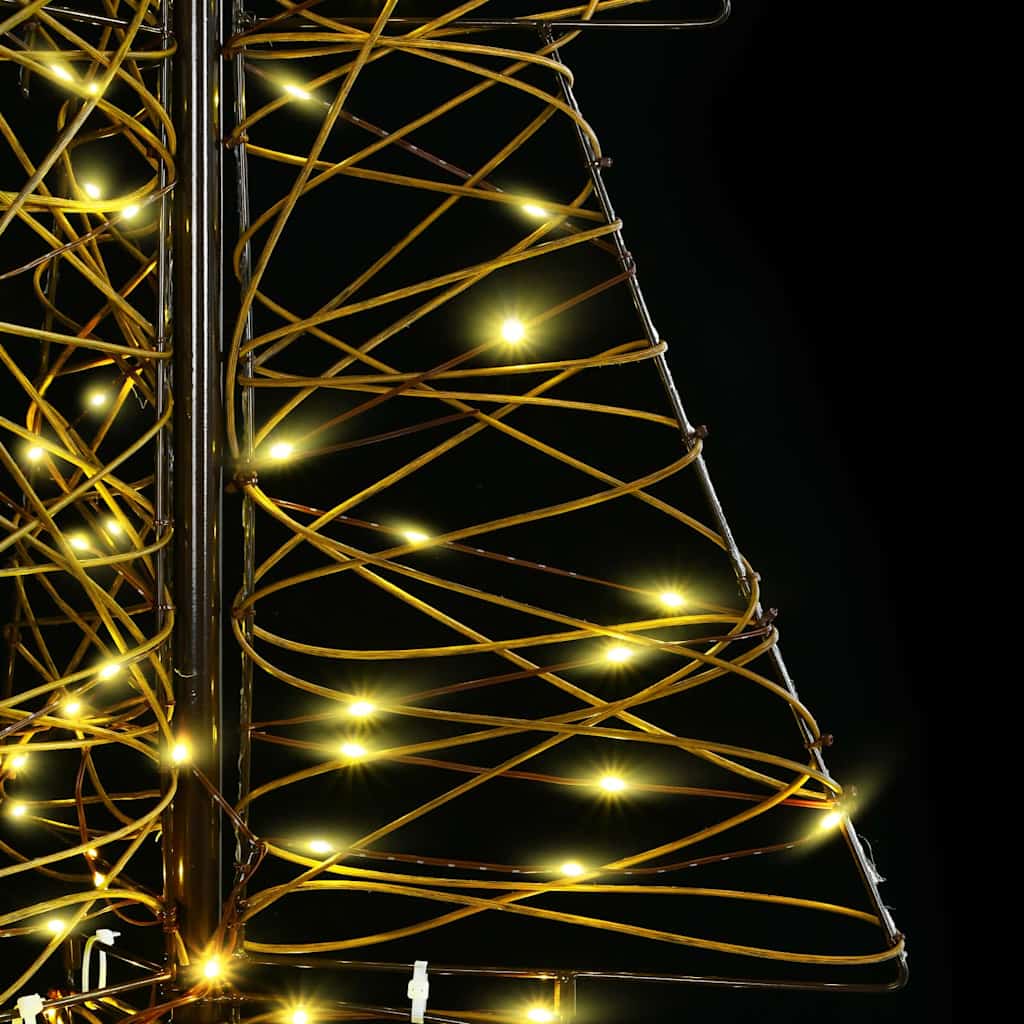 Weihnachtsbaum mit 100 LEDs Warmes Weiß 120 cm PET