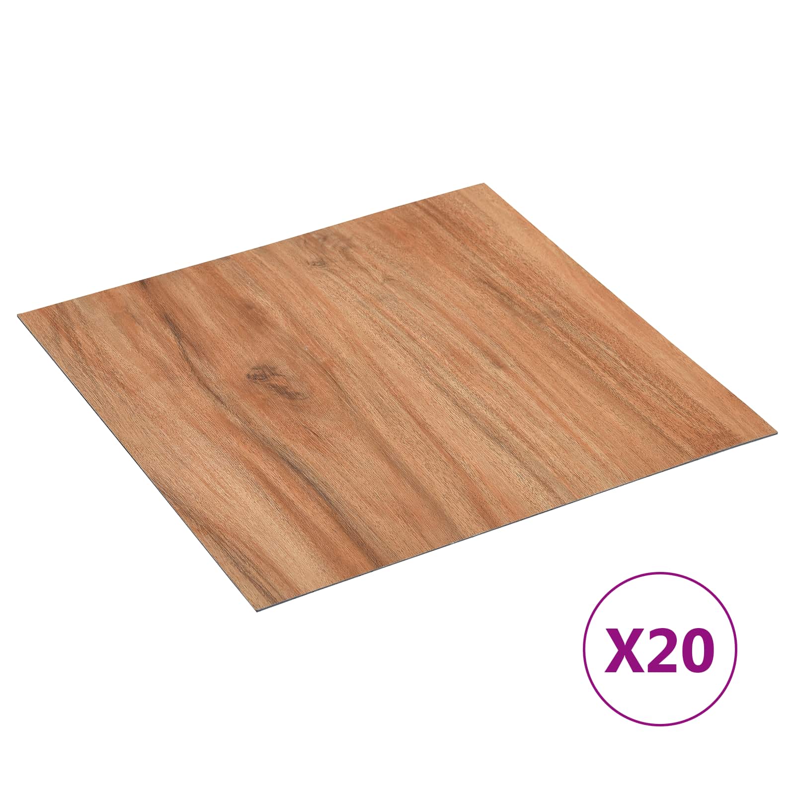 Selbstklebende Bodenplanken 30,5 x 30,5 cm 20 pcs PVC Betongrau