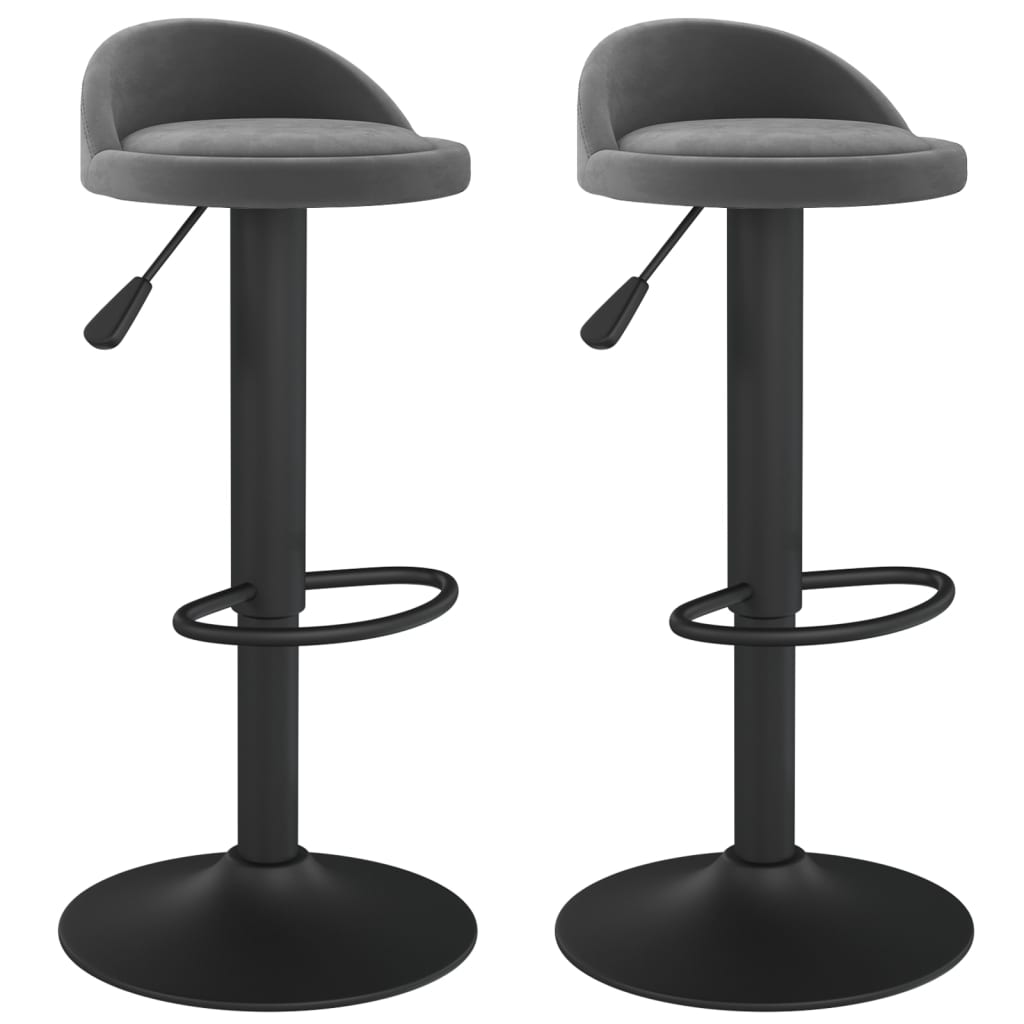 Barhocker Dunkelgrün Samt