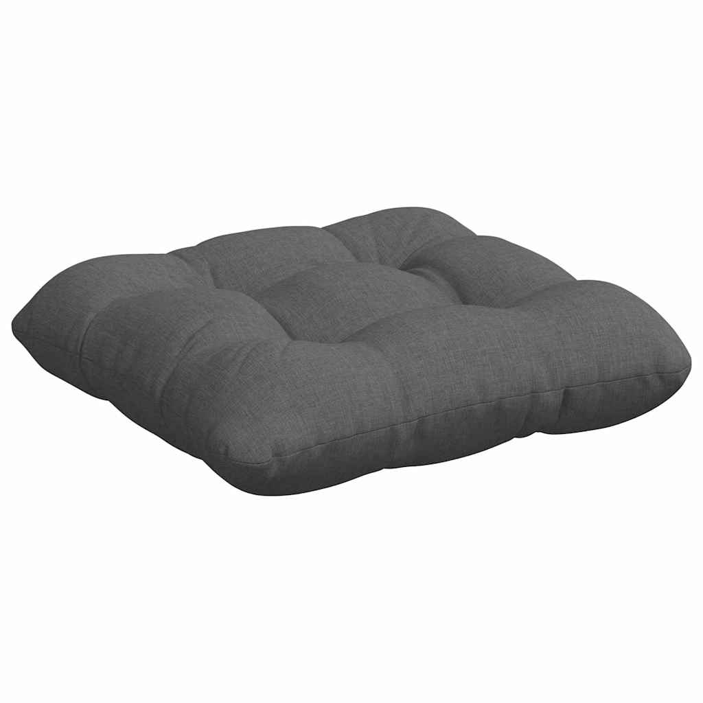 Sitzkissen 4 pcs Hellgrau 40 x 40 x 12 cm Stoff