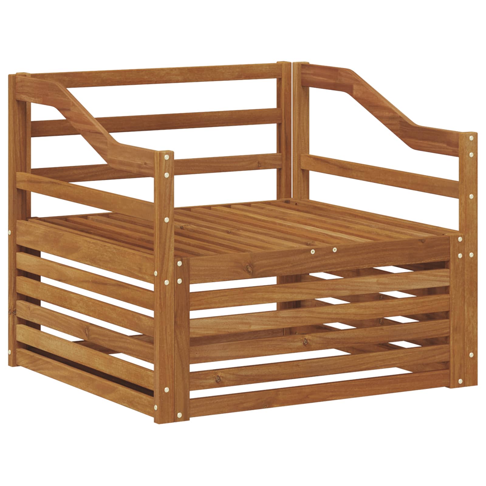 2 Stück Outdoor-Sofa Natur