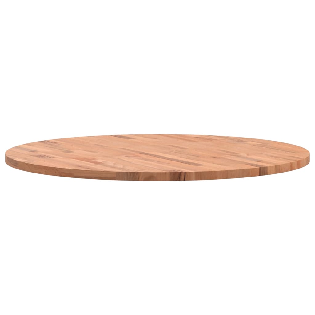 Tischplatte Ø30x1,5 cm Rund Massivholz Buche
