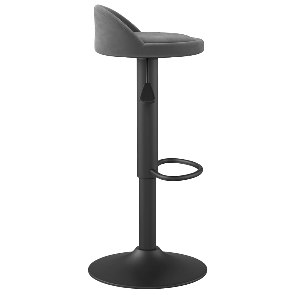Barhocker Dunkelgrün Samt