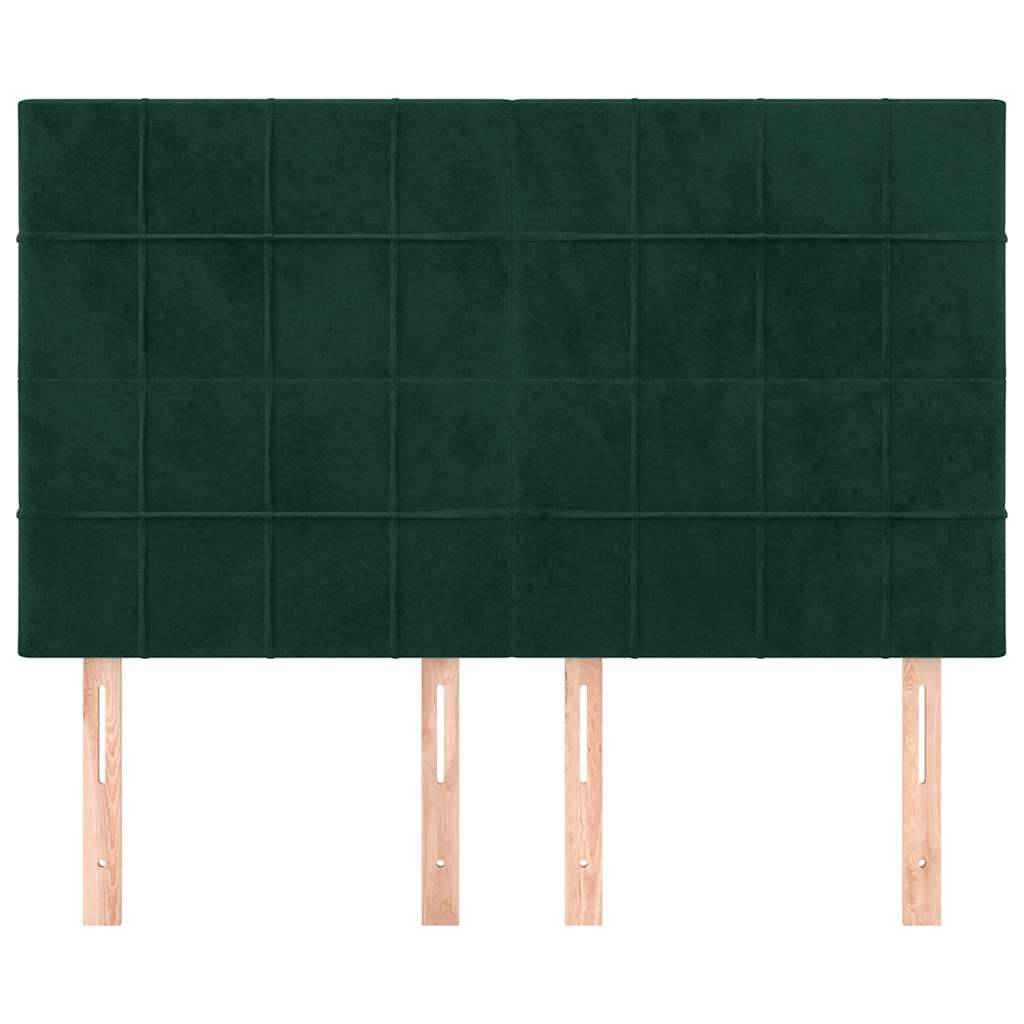 Kopfteil Hellgrau 80x5x118/128 cm Samt