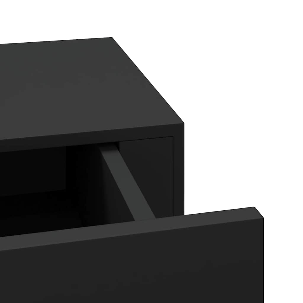 Wandregal mit Schublade Weiß 40x23,5x10 cm MDF