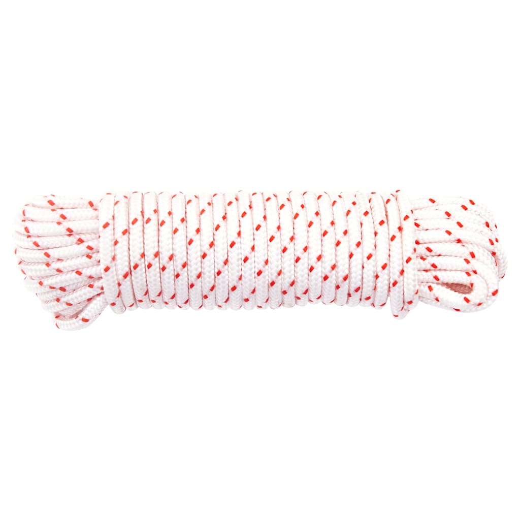 Starterseil Weiß und Rot Ø3 mm 10 m Nylon