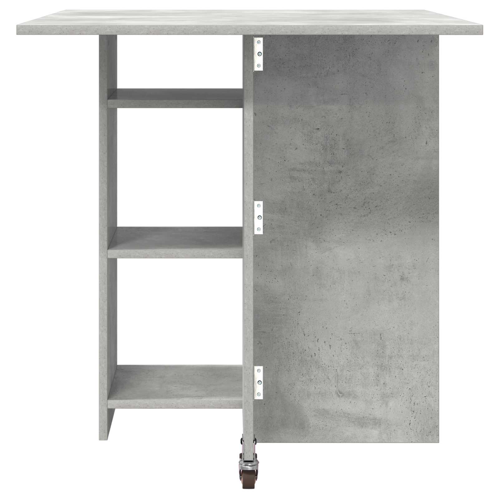 Esstisch 115 x 70 x 75 cm Holzwerkstoff Weiß Rechtwinklig