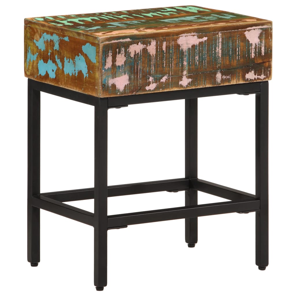 Beistelltisch 40x30x50 cm Raues Mango-Massivholz