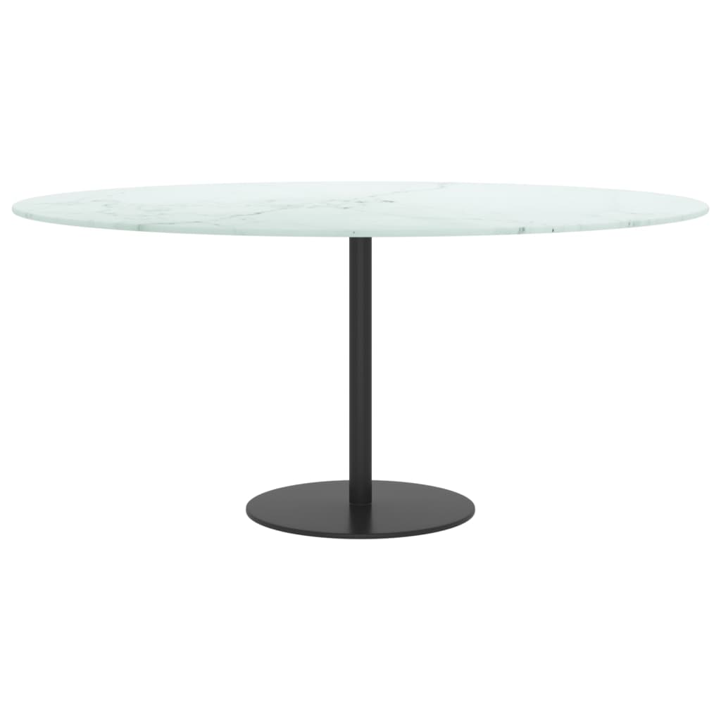 Tischplatte aus gehärtetem Glas quadratisch 700x700 mm