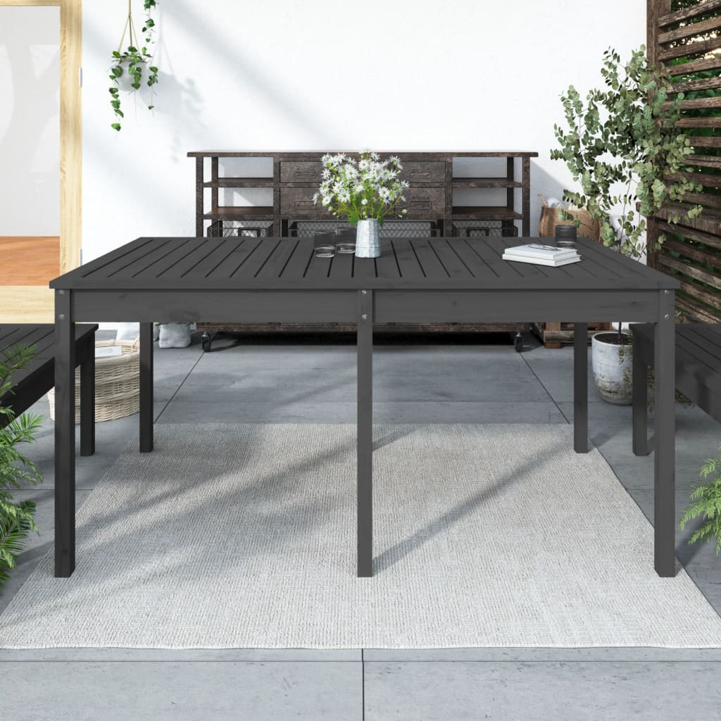 Gartentisch 82,5x82,5x76 cm Massivholz Kiefer