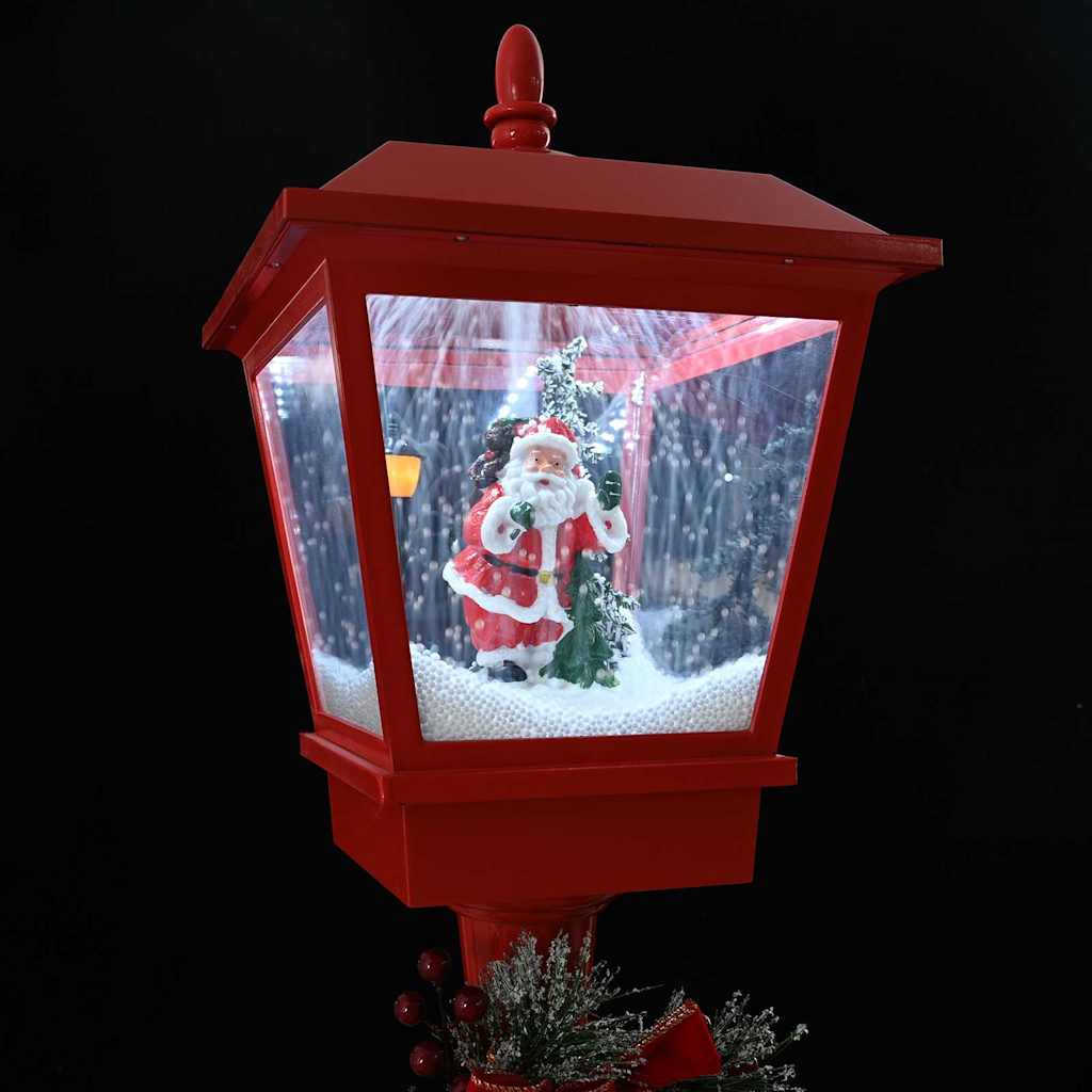 Weihnachts-Straßenlampe mit Weihnachtsmann 180 cm LED