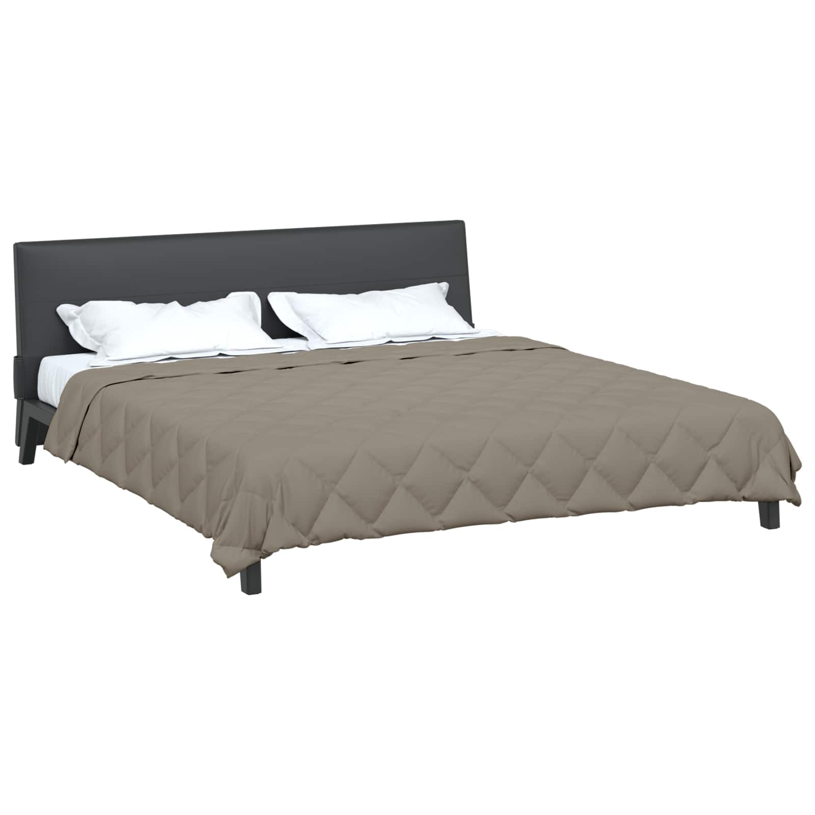 Sommerdecke Anthrazit 200 x 135 cm Mikrofaser
