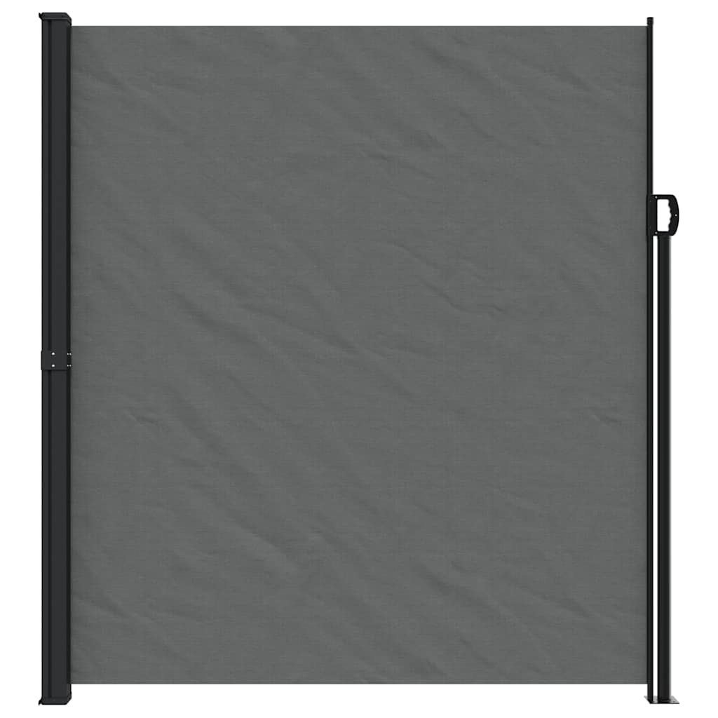 Seitenmarkise Ausziehbar Schwarz 100x300 cm