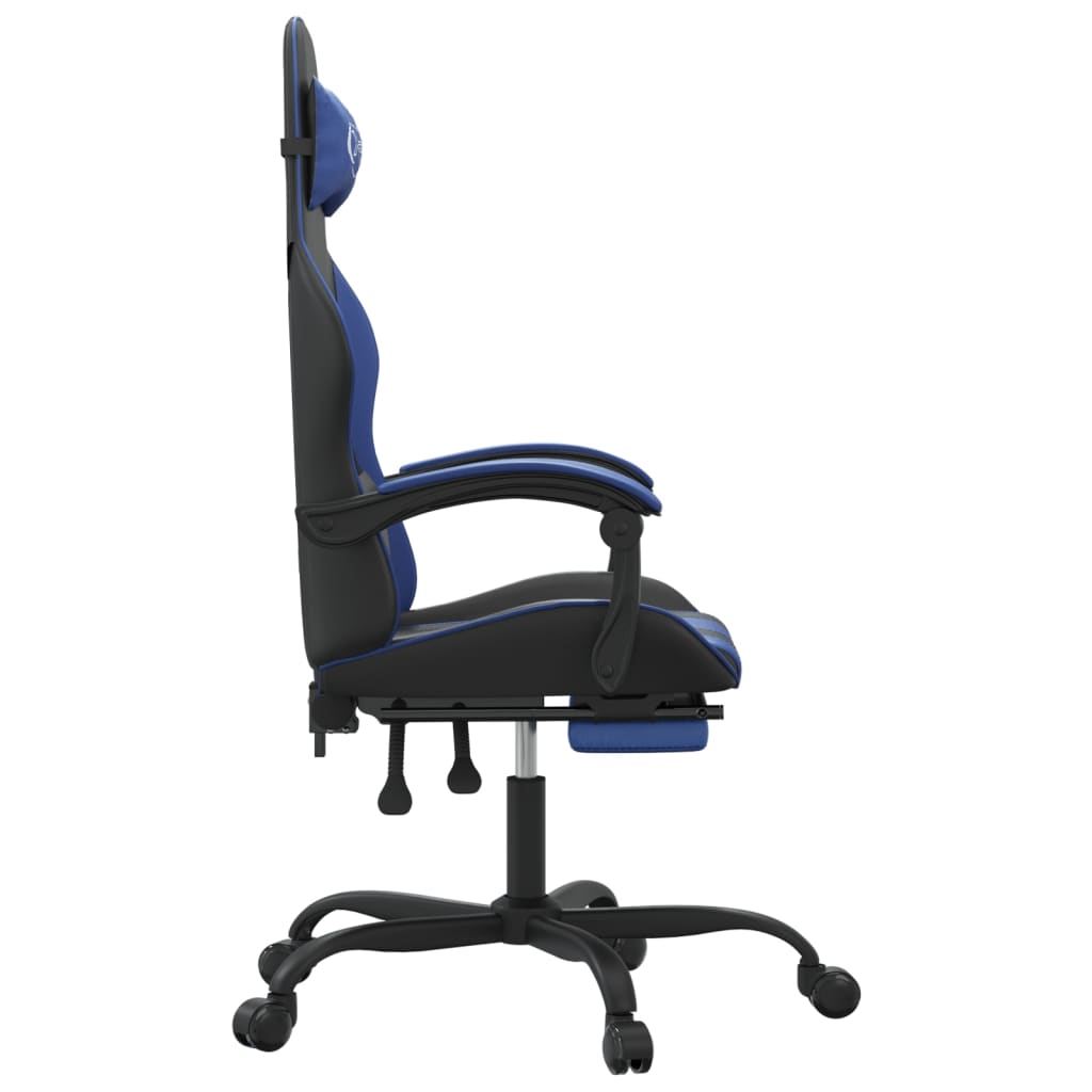 Gaming-Stuhl Drehbar Schwarz und Rot Kunstleder